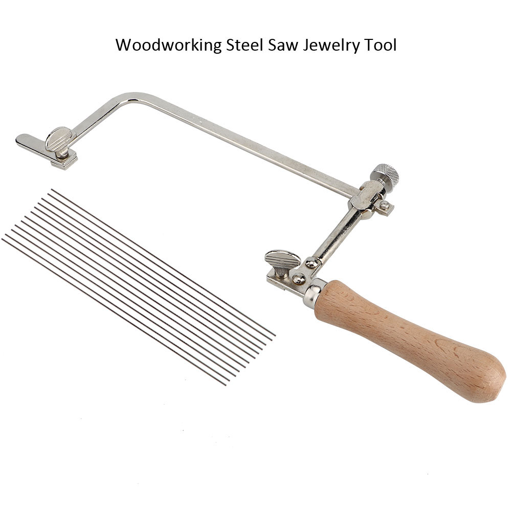 Hacksaw - Professional Wood Handle Jewelers Saw Frame,
