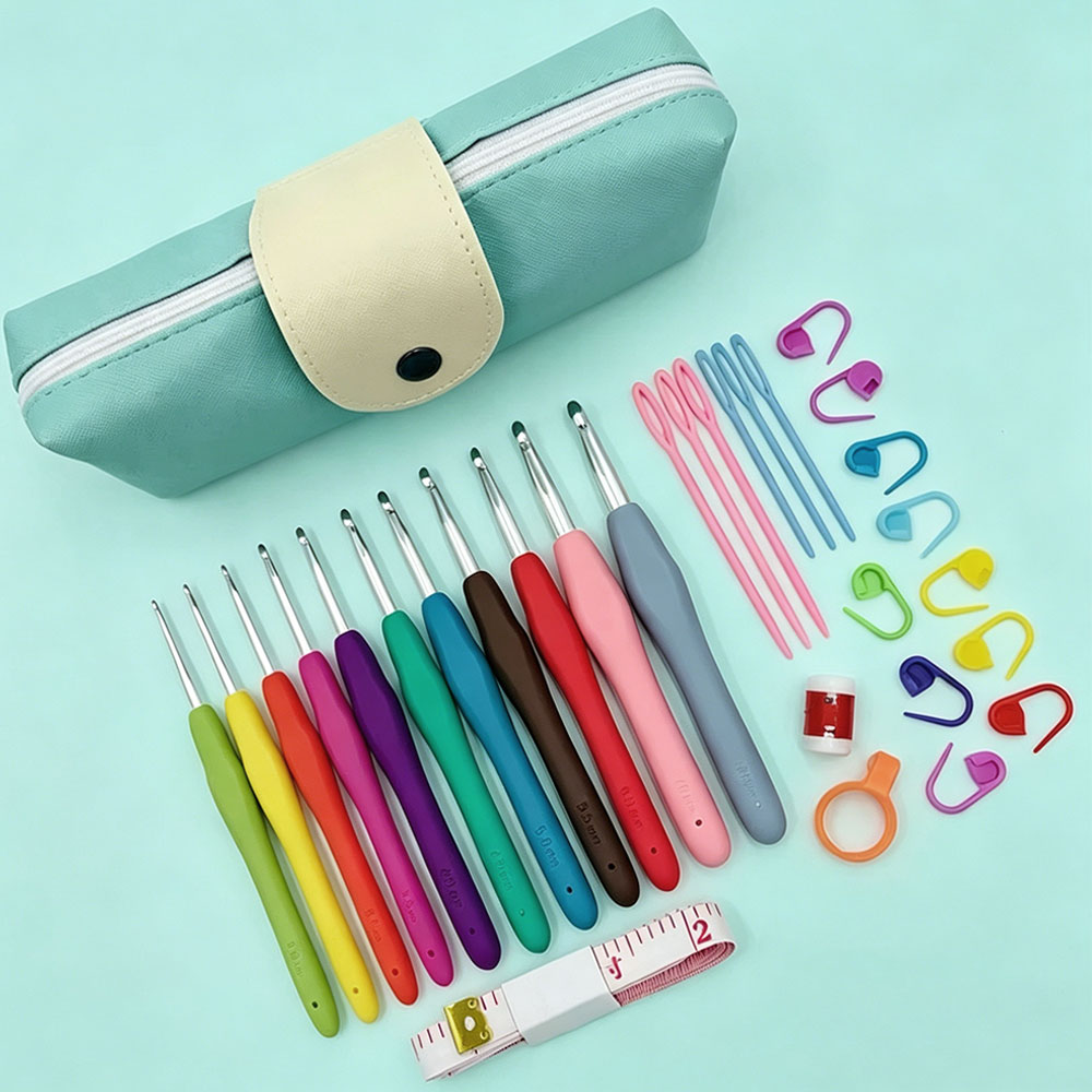 Tool Set - 37pcs Crochet Hooks Kits with Storage