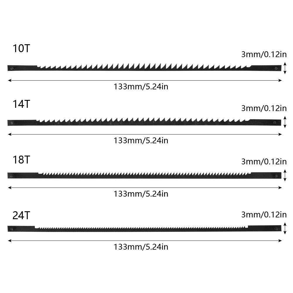 Carbon Steel Scroll Saw Blade  - Hacksaw review and price
