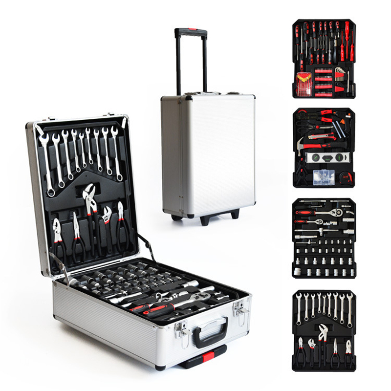 186 Pieces Aluminum Case Troll - Tool Set review and price