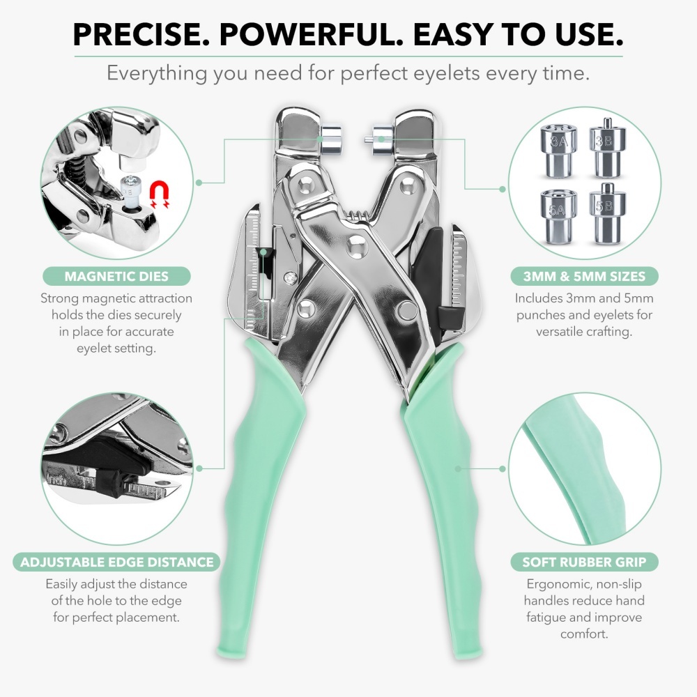 Grommet Tool Kit Handheld Hole - Pliers review and price