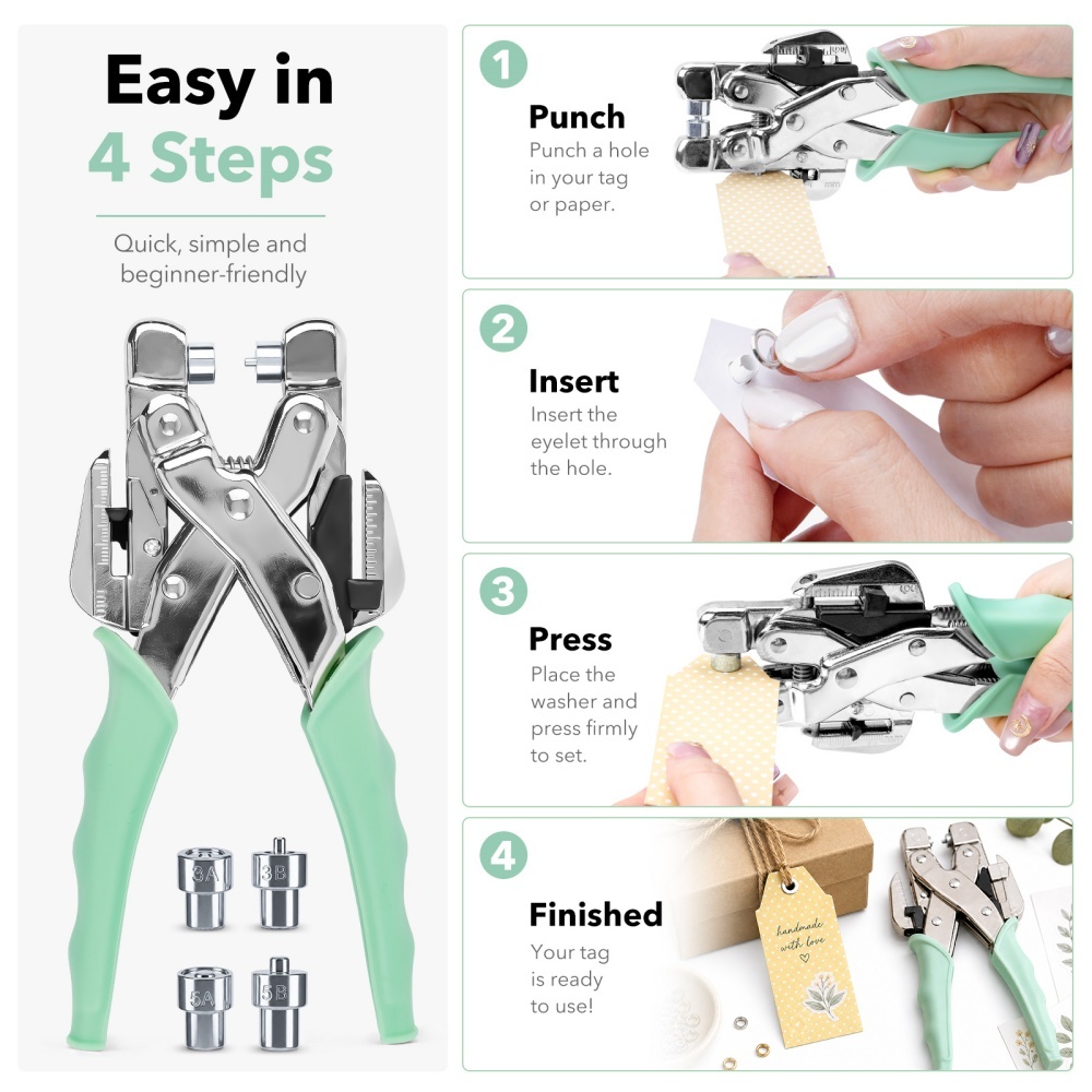 Grommet Tool Kit Handheld Hole - Pliers review and price