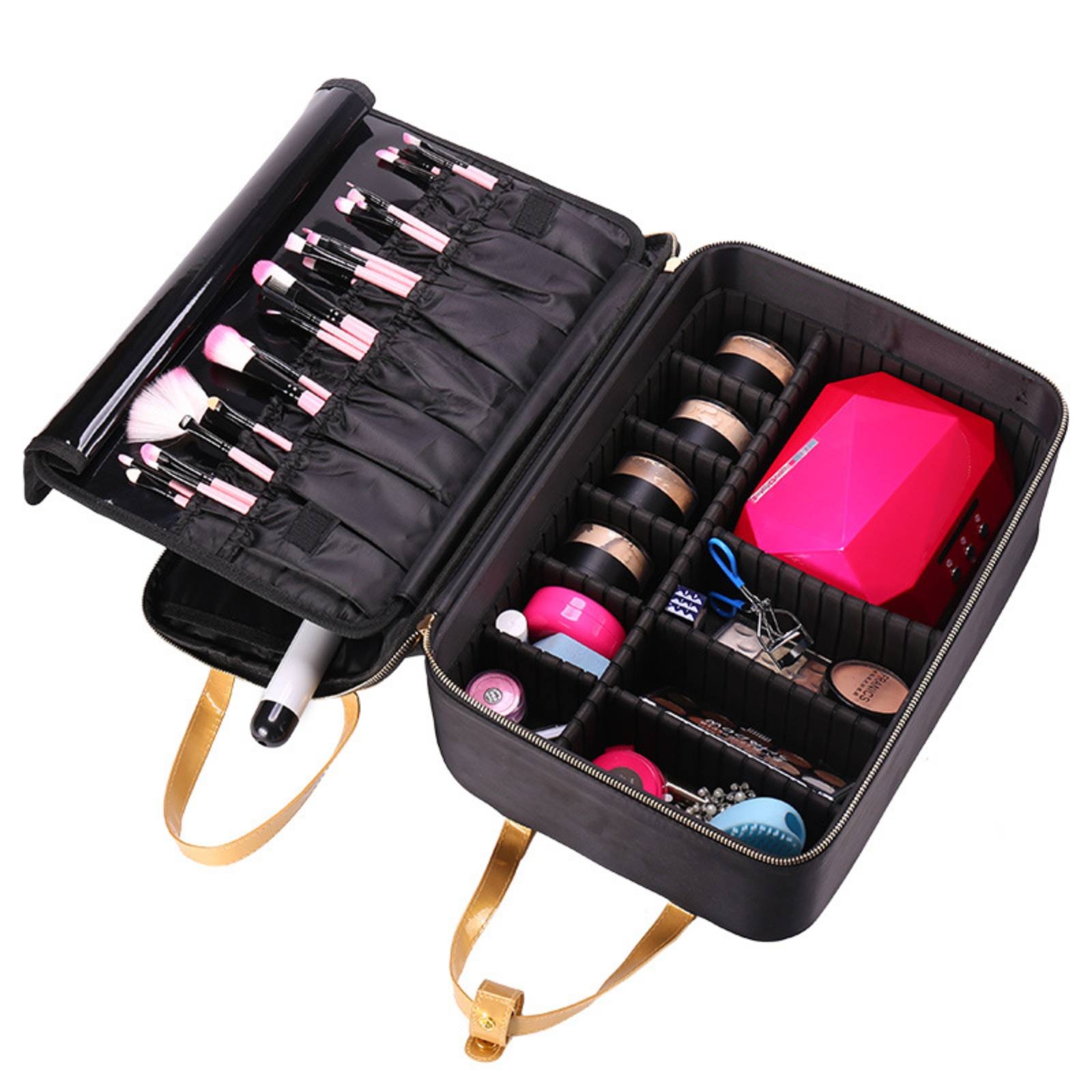 Makeup Case with Dividers Prof - Tool Bag review and price