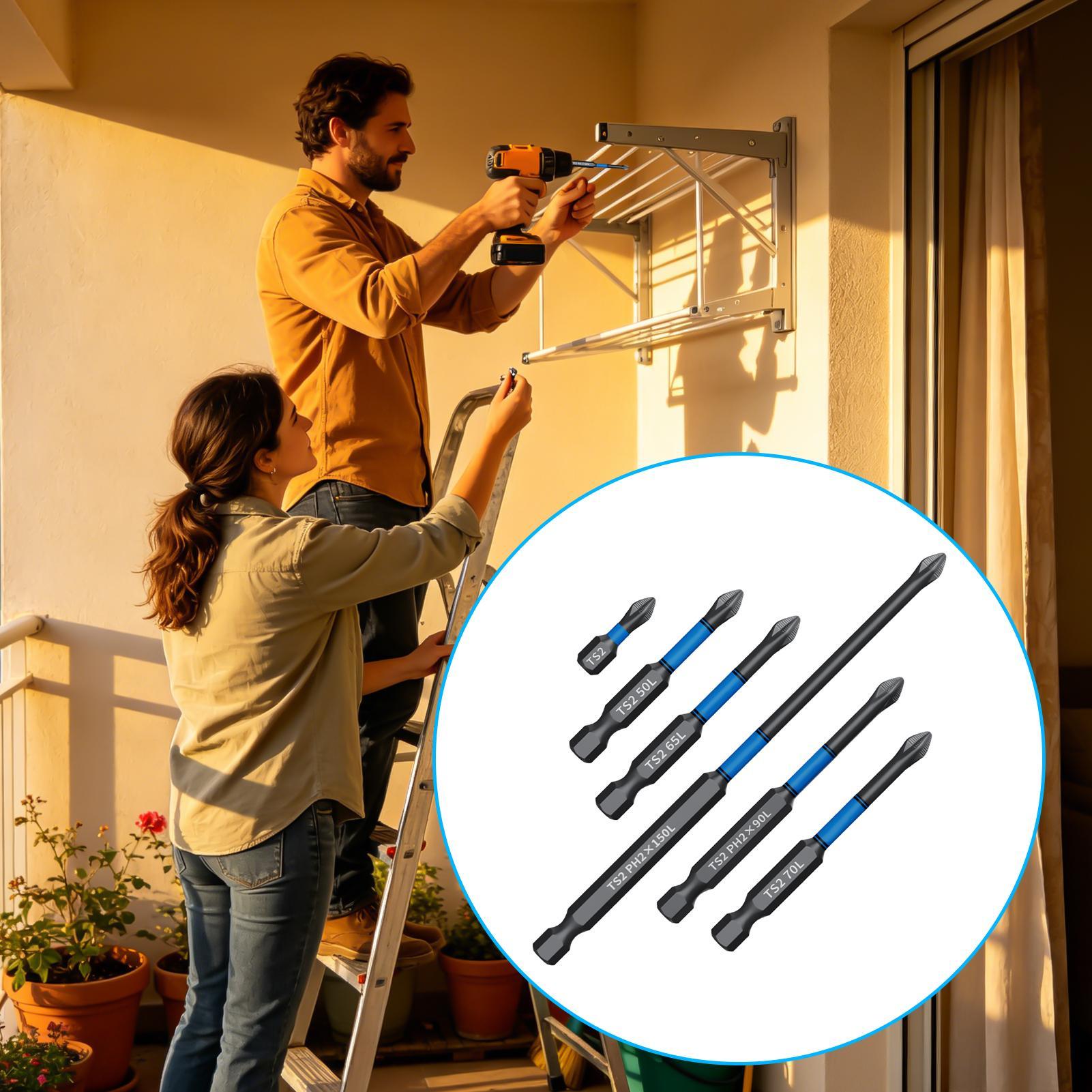 Drill Screwdriver Bit Set 6-Pi - Tool Set review and price
