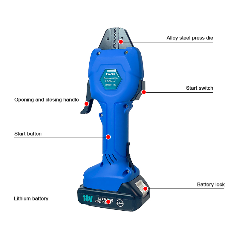 EW-50X Rechargeable Crimping T - Pliers review and price